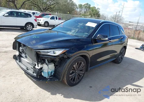 2022 Infiniti Qx50 Luxe z USA, uszkodzony, nr VIN 3PCAJ5BA2NF116877